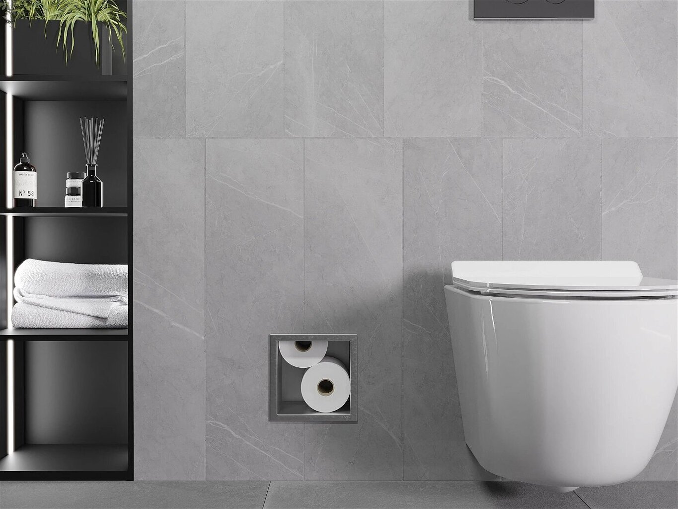 Mexen X-Wall-B potinkinis tualetinio popieriaus dėklas, Inox kaina ir informacija | Vonios kambario aksesuarai | pigu.lt