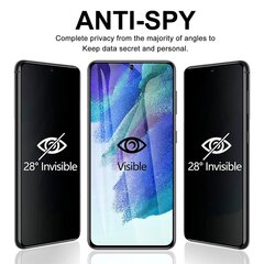 Rock'it Anti-Spy 5D/9H full cover glass Samsung Galaxy S21Fe kaina ir informacija | Apsauginės plėvelės telefonams | pigu.lt