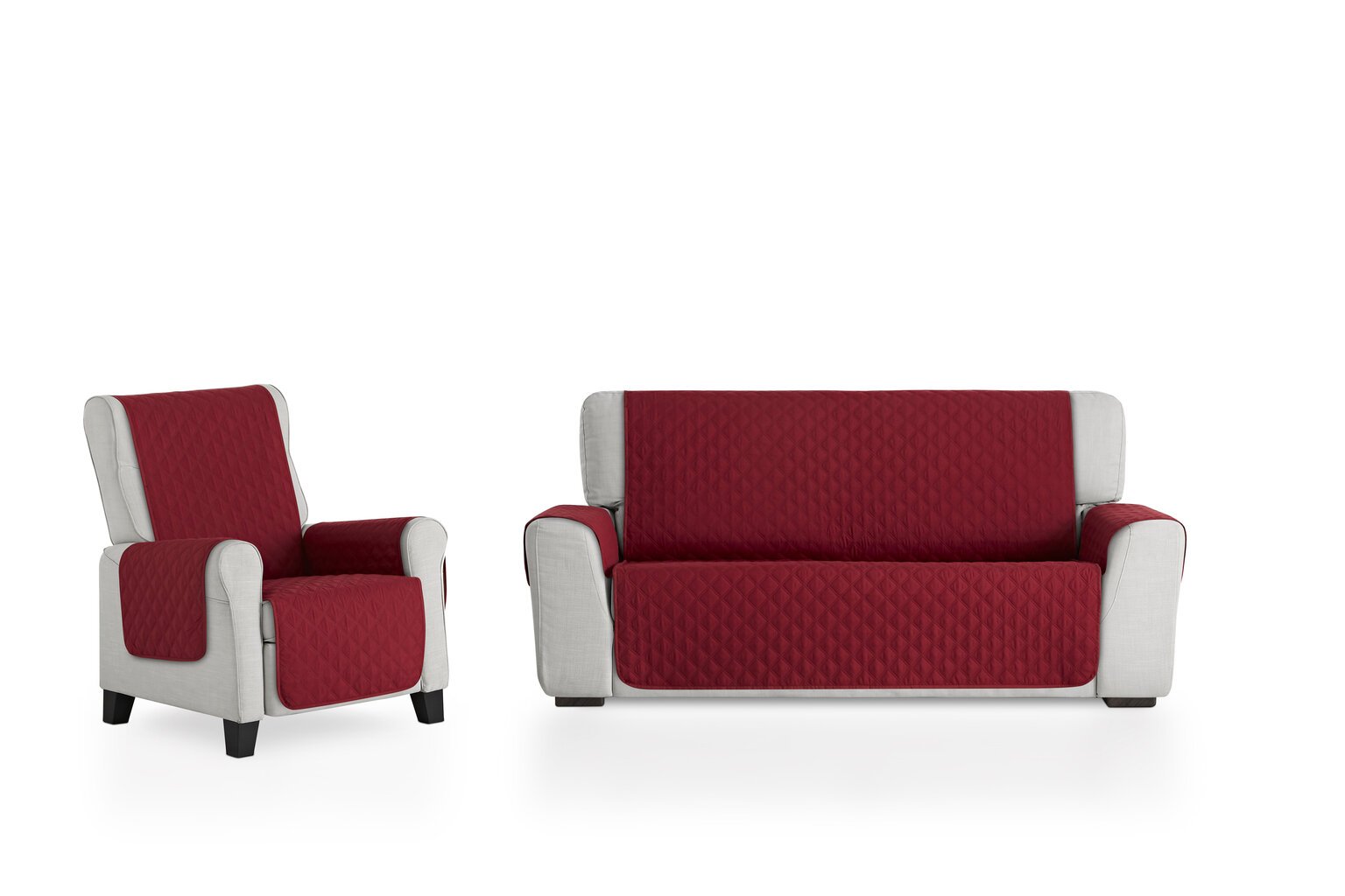 Bestcovers stora vienpusė sofos apsauga 160x195cm, raudonos spalvos kaina ir informacija | Baldų užvalkalai | pigu.lt