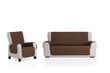 Bestcovers stora vienpusė sofos apsauga 200x195cm, rudos spalvos kaina ir informacija | Baldų užvalkalai | pigu.lt