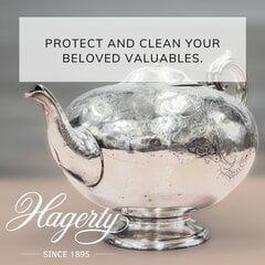 Hagerty Silver Gloves sidabro indų ir stalo įrankių bei dekoratyvinių gaminių priežiūros priemonė kaina ir informacija | Valikliai | pigu.lt