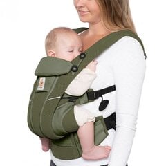 ERGObaby переноска Omni Breeze, olive green, BCZ360POLIVE цена и информация | Слинги, эргорюкзаки | pigu.lt