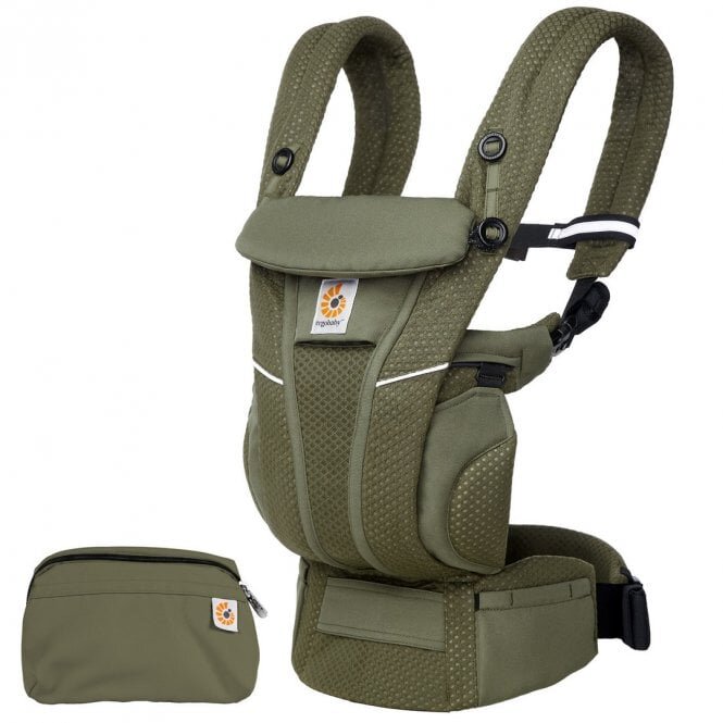 ERGObaby nešioklė Omni Breeze, olive green, BCZ360POLIVE цена и информация | Nešioklės | pigu.lt