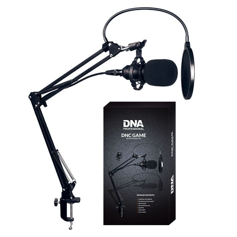 Studijinio mkrofono komplektas DNA DNC GAME цена и информация | Mikrofonai | pigu.lt