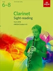 Clarinet Sight-Reading Tests, ABRSM Grades 6-8: from 2018 цена и информация | Книги об искусстве | pigu.lt
