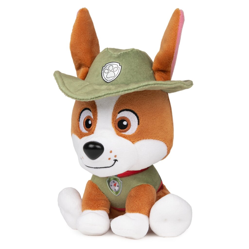 Minkštas žaislas šuniukas Paw Patrol (Šunyčiai patruliai) "Tracker", 15 cm kaina ir informacija | Minkšti (pliušiniai) žaislai | pigu.lt