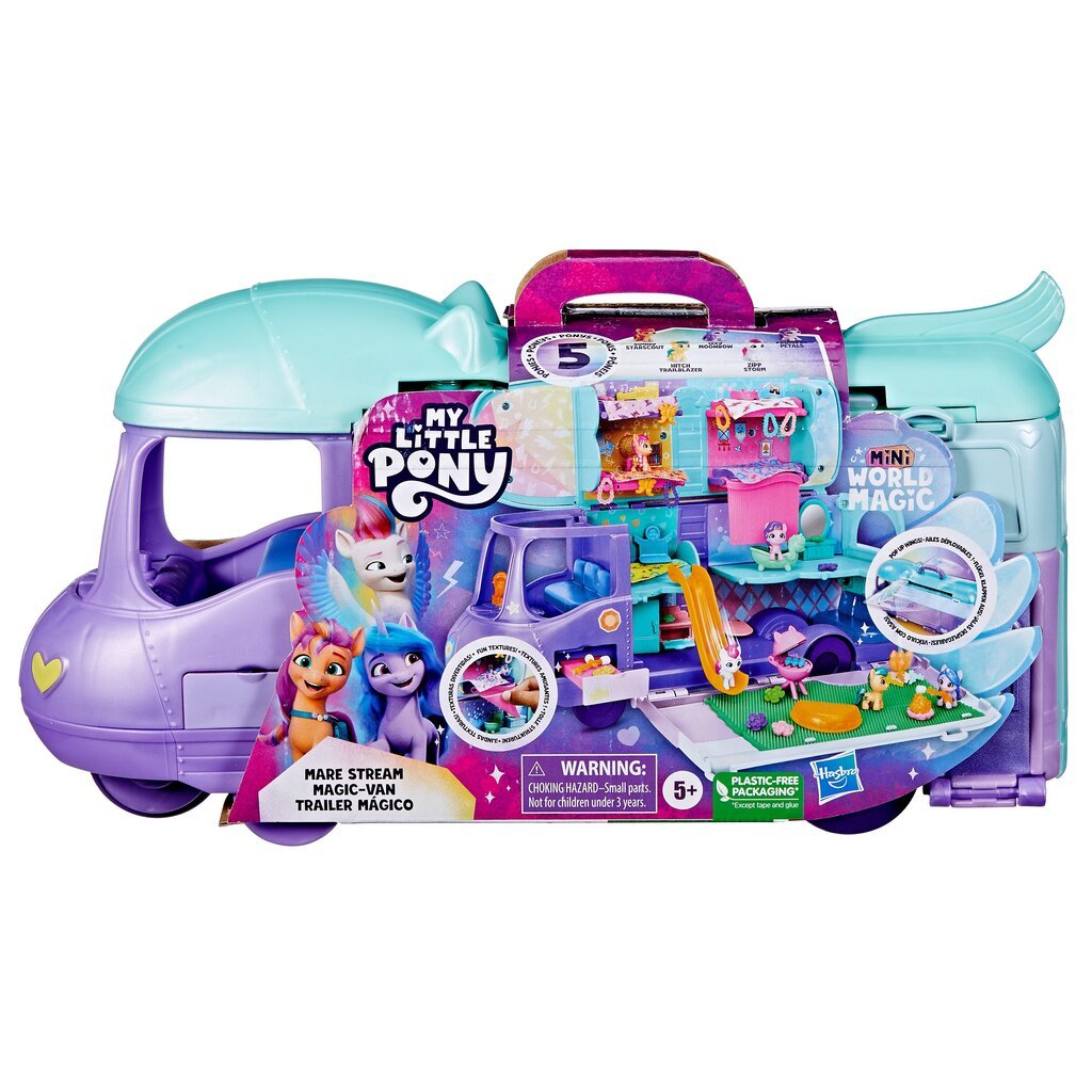 Figūrėlių rinkinys My Little Pony Mini World Magic autobusiukas kaina ir informacija | Žaislai mergaitėms | pigu.lt