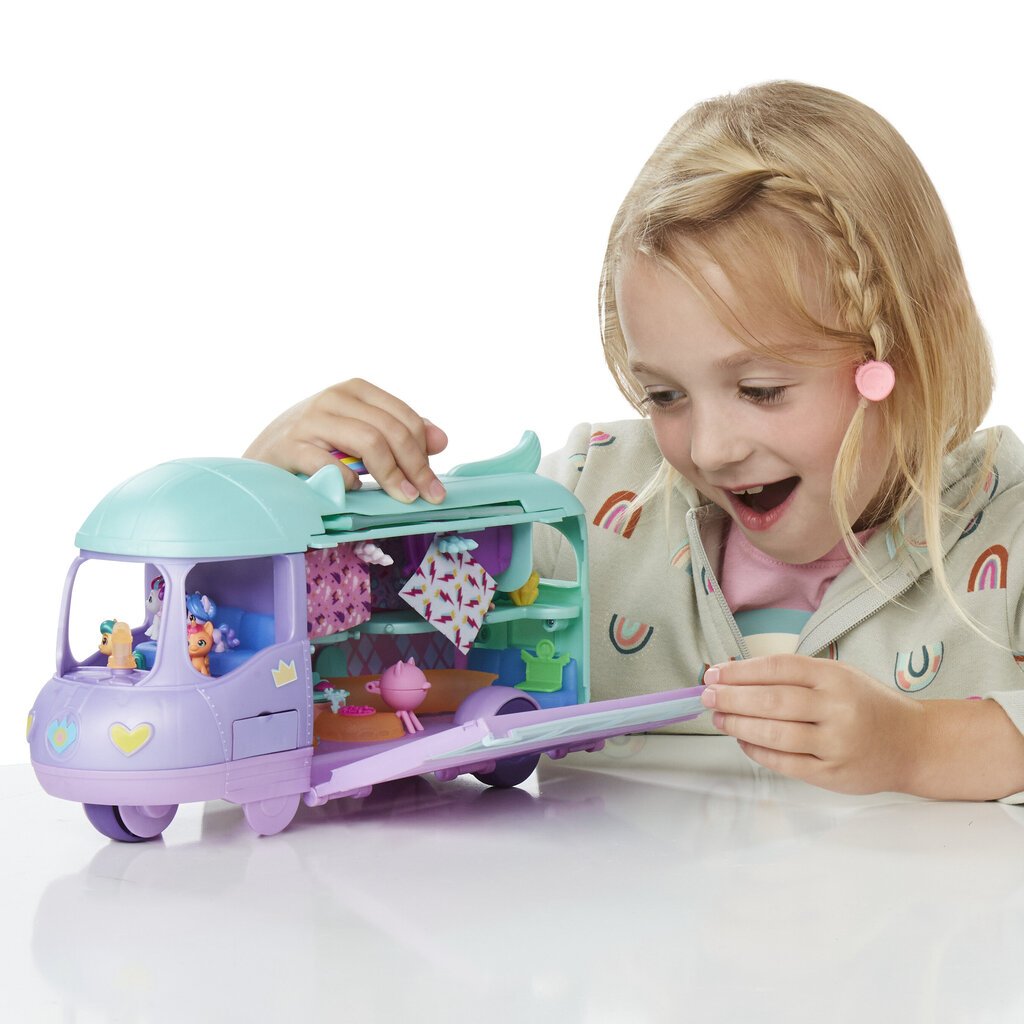 Figūrėlių rinkinys My Little Pony Mini World Magic autobusiukas kaina ir informacija | Žaislai mergaitėms | pigu.lt