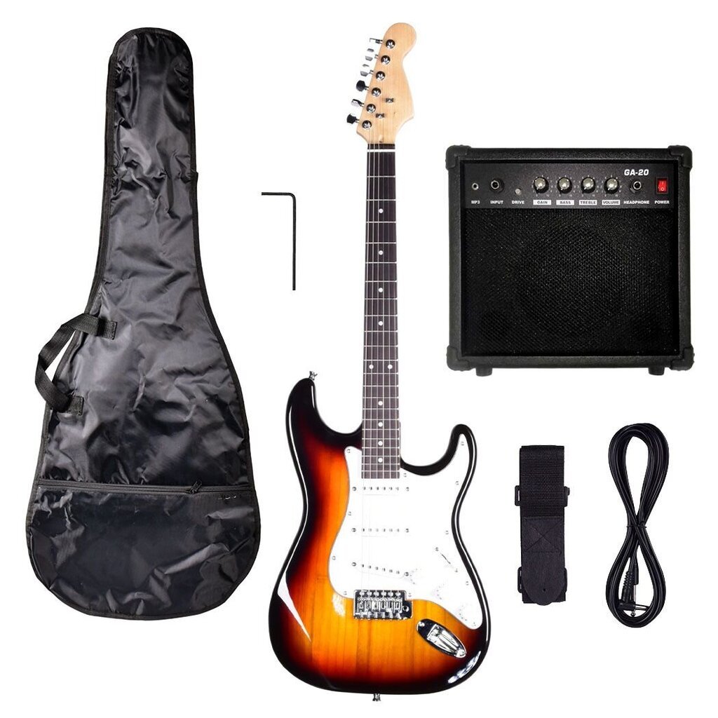 Elektrinės gitaros rinkinys Sunburst NN EG MAXSET SB kaina ir informacija | Gitaros | pigu.lt