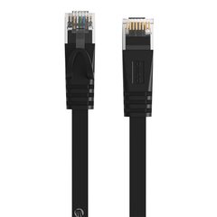 Orico RJ45 Cat.6 Flat Ethernet Network Cable 1 м (Black) цена и информация | Кабели и провода | pigu.lt