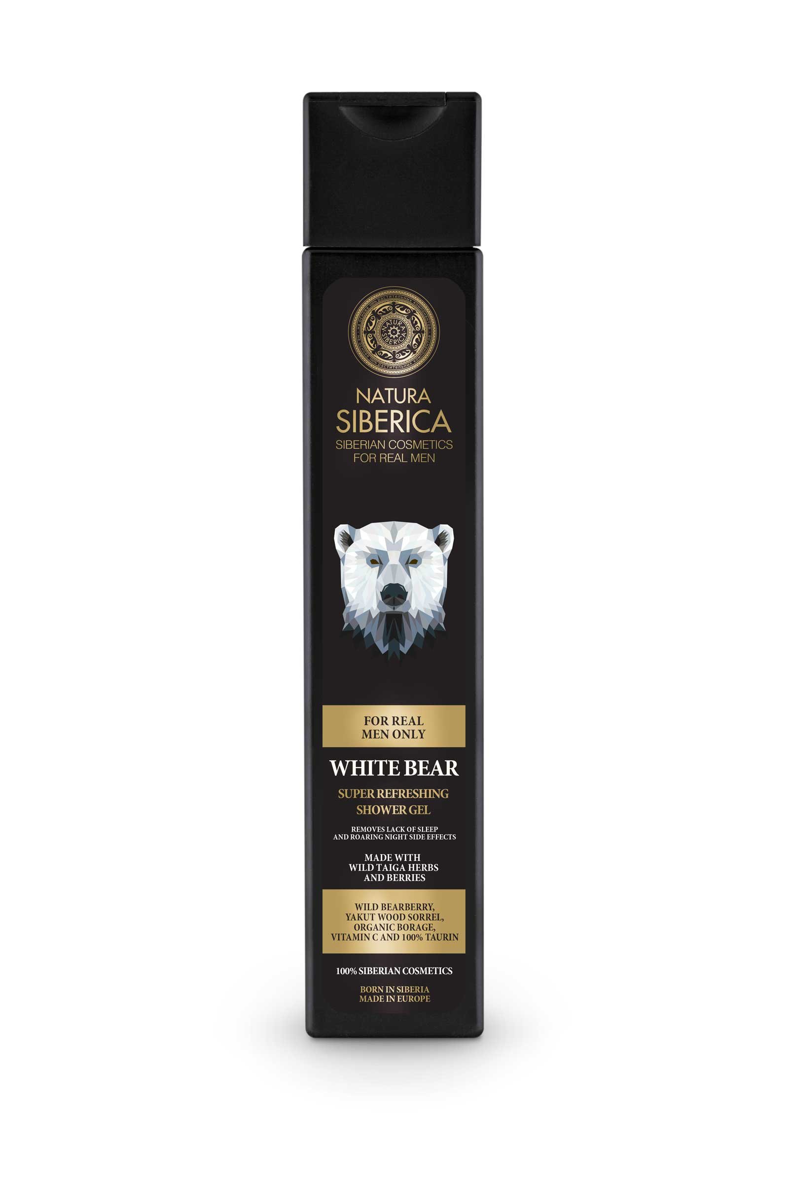 Gaivinanti dušo želė vyrams Natura Siberica Men 250 ml