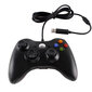 Juodos spalvos laidinis Xbox 360 valdiklis kaina ir informacija | Žaidimų konsolės | pigu.lt