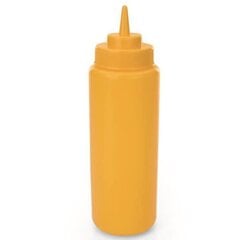Minkštas butelis pagardų dozavimui, geltonas, 0,7l kaina ir informacija | Virtuvės įrankiai | pigu.lt