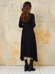 Lega megzta midi suknelė "Vanda Black" kaina ir informacija | Suknelės | pigu.lt