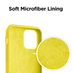 Rock'it silikoninis dėklas skirtas Apple iPhone 12 geltonas kaina ir informacija | Telefono dėklai | pigu.lt