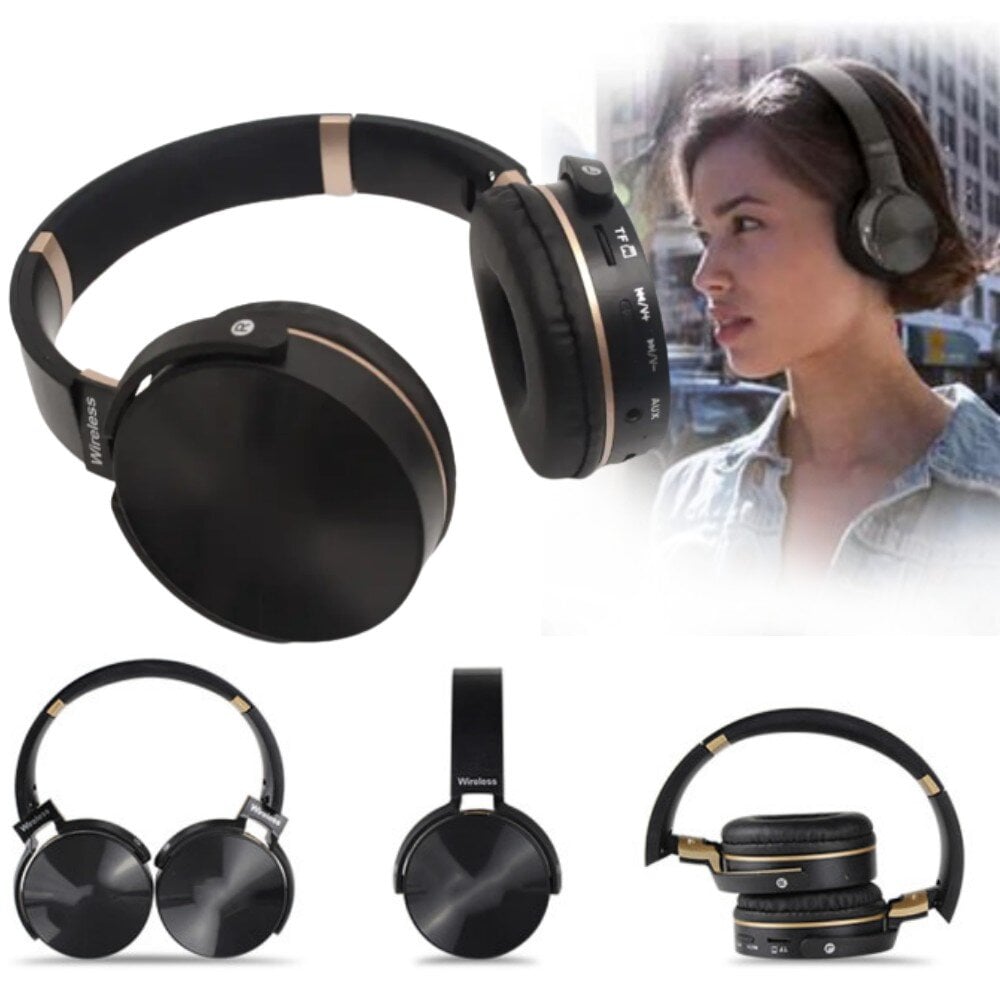 Belaidės ausinės Bluetooth, Juodos spalvos kaina ir informacija | Ausinės | pigu.lt