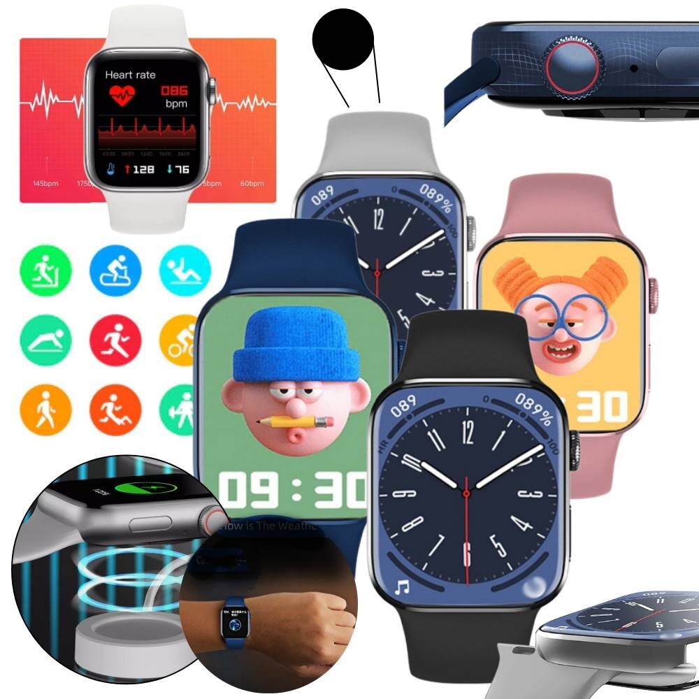 S-Watch 8 Black kaina ir informacija | Išmanieji laikrodžiai (smartwatch) | pigu.lt