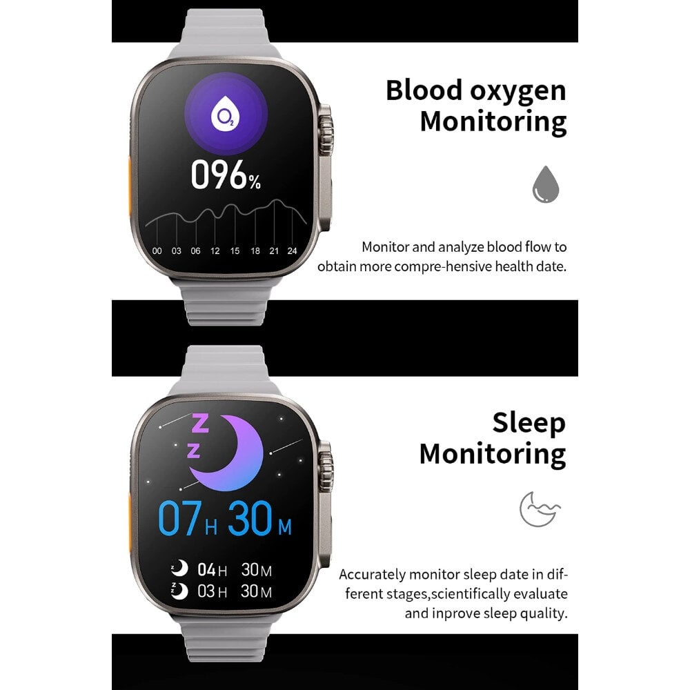S-Watch Ultra Silver kaina ir informacija | Išmanieji laikrodžiai (smartwatch) | pigu.lt