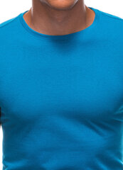 Vyriški marškinėliai medvilnė Edoti S1683 turkio spalvos kaina ir informacija | Vyriški marškinėliai | pigu.lt