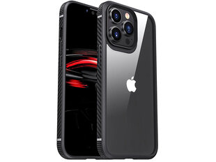 Dėklas Clear PC skirtas Apple iPhone 13 Pro Max, juoda kaina ir informacija | Telefono dėklai | pigu.lt