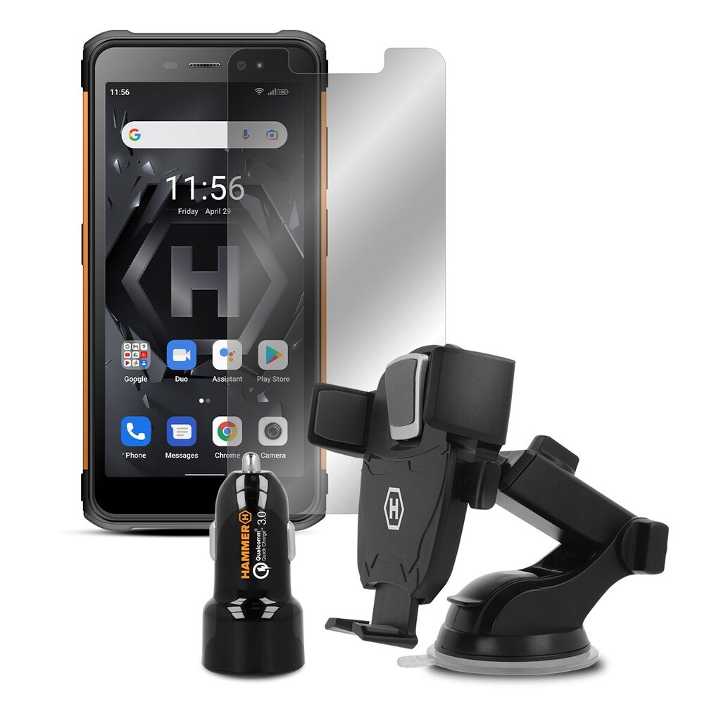 MyPhone Hammer Iron 4 Dual orange Extreme Pack kaina ir informacija | Mobilieji telefonai | pigu.lt