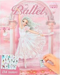 Topmodel lipdukų knygelė Baletas, kūrybinei veiklai kaina ir informacija | Spalvinimo knygelės | pigu.lt