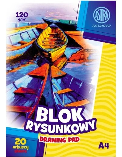 Piešimo bloknotas Astra A4, 20 lapų kaina ir informacija | Sąsiuviniai ir popieriaus prekės | pigu.lt