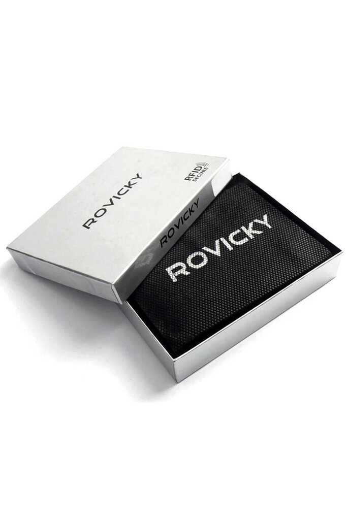 Piniginė Rovicky N992RVTBLACK kaina ir informacija | Vyriškos piniginės, kortelių dėklai | pigu.lt