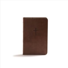 CSB Compact Bible, Brown LeatherTouch, Value Edition цена и информация | Духовная литература | pigu.lt