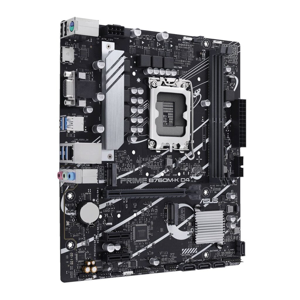 Asus PRIME B760M-K D4, Micro ATX, LGA1700, DDR4 kaina ir informacija | Pagrindinės plokštės | pigu.lt