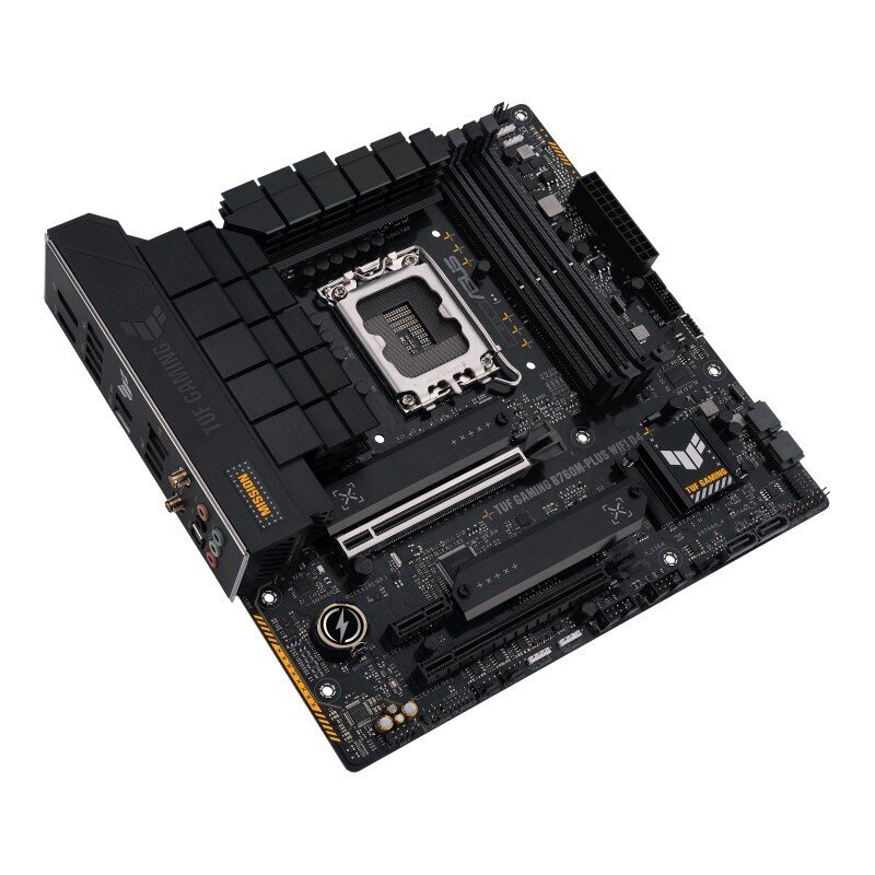 Asus TUF GAMING B760M-PLUS WIFI D4, Micro ATX, LGA1700, DDR4 kaina ir informacija | Pagrindinės plokštės | pigu.lt