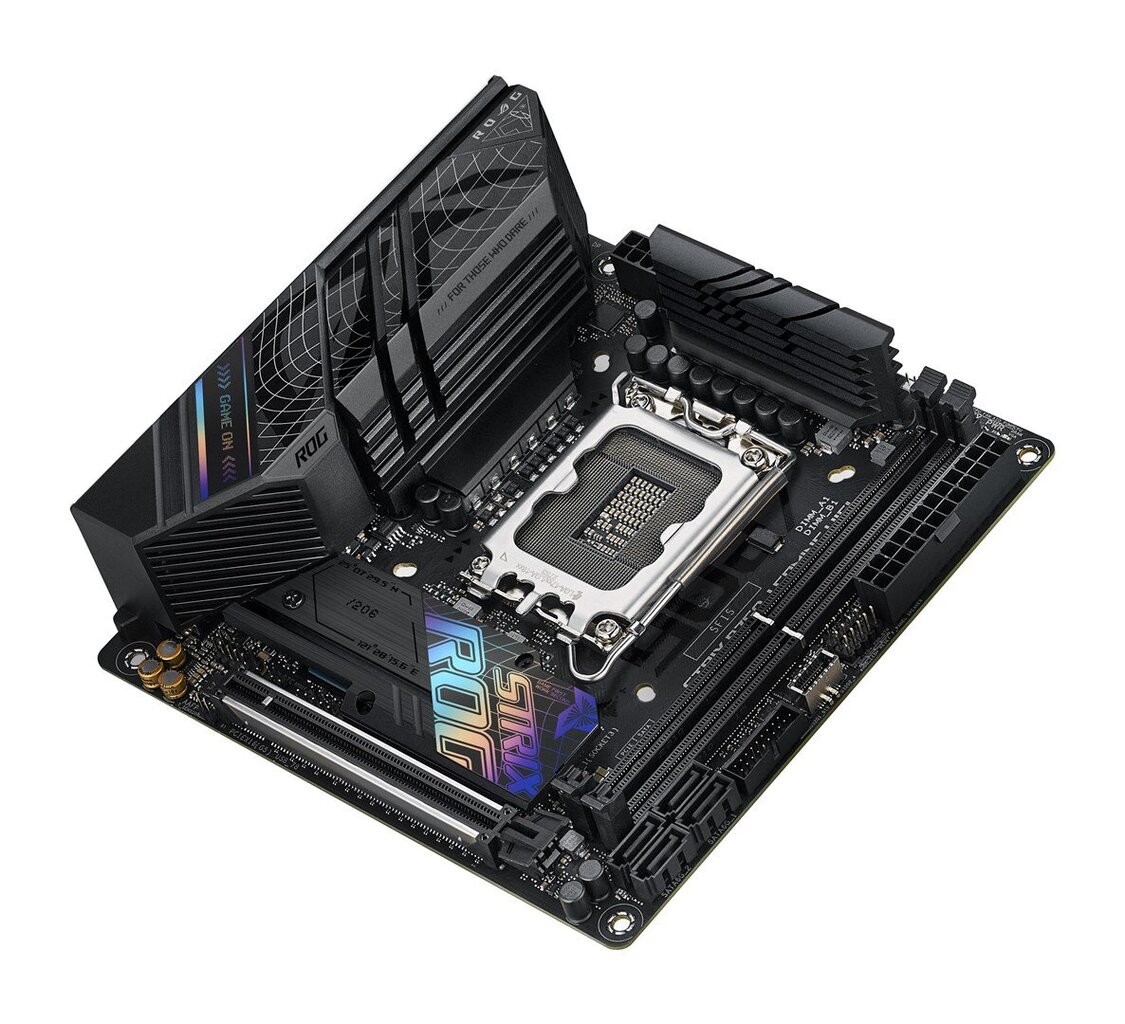 Asus ROG STRIX B760-I GAMING WIFI, Mini ITX, LGA1700, DDR5 цена и информация | Pagrindinės plokštės | pigu.lt