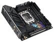 Asus ROG STRIX B760-I GAMING WIFI, Mini ITX, LGA1700, DDR5 kaina ir informacija | Pagrindinės plokštės | pigu.lt