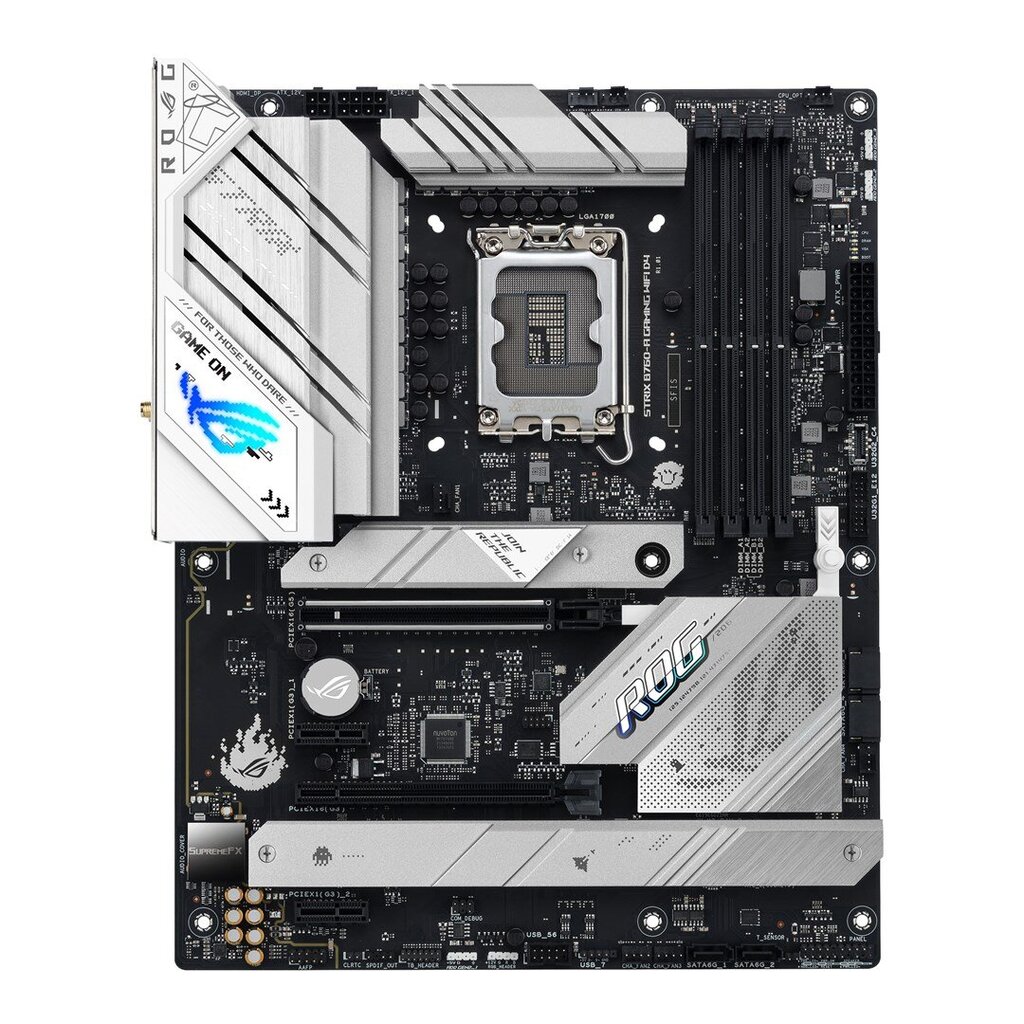 Asus ROG STRIX B760-A GAMING WIFI D4, ATX, LGA1700, DDR4 цена и информация | Pagrindinės plokštės | pigu.lt