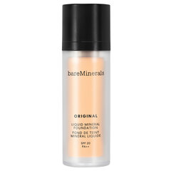 Makiažo pagrindas bareMinerals Original Liquid Mineral Foundation SPF20 02 Fair Ivory, 30 ml kaina ir informacija | Makiažo pagrindai, pudros | pigu.lt