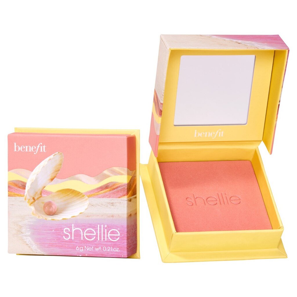 Skaistalai Benefit Shellie Warm-Seashell Pink Blush, 6 g цена и информация | Bronzantai, skaistalai | pigu.lt