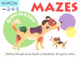 Grow to Know: Mazes (Ages 3 4 5) цена и информация | Книги для самых маленьких | pigu.lt