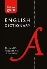 English Gem Dictionary: The World's Favourite Mini Dictionaries Gem 17th edition, Collins English Dictionary: 85,000 Words in a Mini Format kaina ir informacija | Užsienio kalbos mokomoji medžiaga | pigu.lt