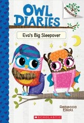 Eva's Big Sleepover: A Branches Book (Owl Diaries #9): Volume 9 Library ed. kaina ir informacija | Knygos paaugliams ir jaunimui | pigu.lt