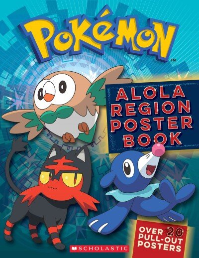 Pokemon: Alola Region Poster Book цена и информация | Knygos mažiesiems | pigu.lt