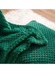 одеяло monte 150x200 a433 - тёмно-зелёный цена и информация | Покрывала, пледы | pigu.lt