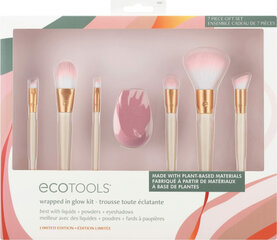 Makiažo šepetėlių rinkinys Ecotools Wrapped In Glow Limited edition 7 dalys kaina ir informacija | Ecotools Kvepalai, kosmetika | pigu.lt