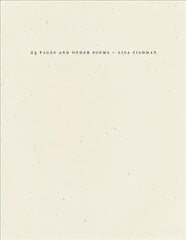 24 Pages and other poems цена и информация | Поэзия | pigu.lt