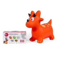 Прыгающее животное «Оранжевый динозавр» цена и информация | Игрушки для малышей | pigu.lt