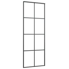 Stumdomos durys su įrangos rinkiniu vidaXL, 76x205 cm. цена и информация | Двери со стеклом LIRA, дуб сицилия, ЭКО шпон | pigu.lt