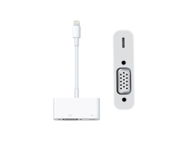 Apple Lightning to VGA Adapter - MD825ZM/A kaina ir informacija | Adapteriai, USB šakotuvai | pigu.lt