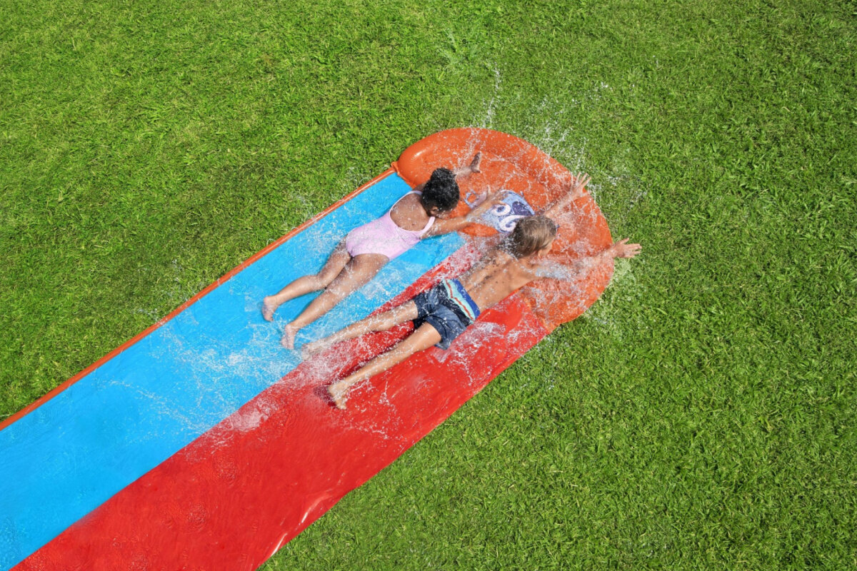 Dvivietė vandens čiuožykla Bestway, 488 cm kaina ir informacija | Vandens, smėlio ir paplūdimio žaislai | pigu.lt