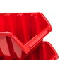 Plastikinė dėžutė, 80x115x60 mm, raudona цена и информация | Įrankių dėžės, laikikliai | pigu.lt