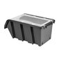 Plastikinė dėžutė Botle su dangteliu 120x200x90 mm, juoda kaina ir informacija | Įrankių dėžės, laikikliai | pigu.lt