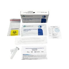 Greitasis gripo A ir B + COVID-19 testas Safecare, 1 vnt. kaina ir informacija | COVID-19 greitieji testai | pigu.lt